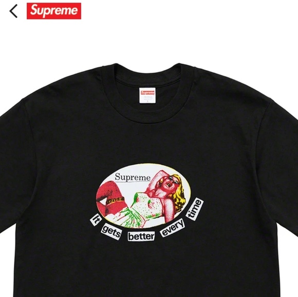 Supreme it gets better every time sticker sales
